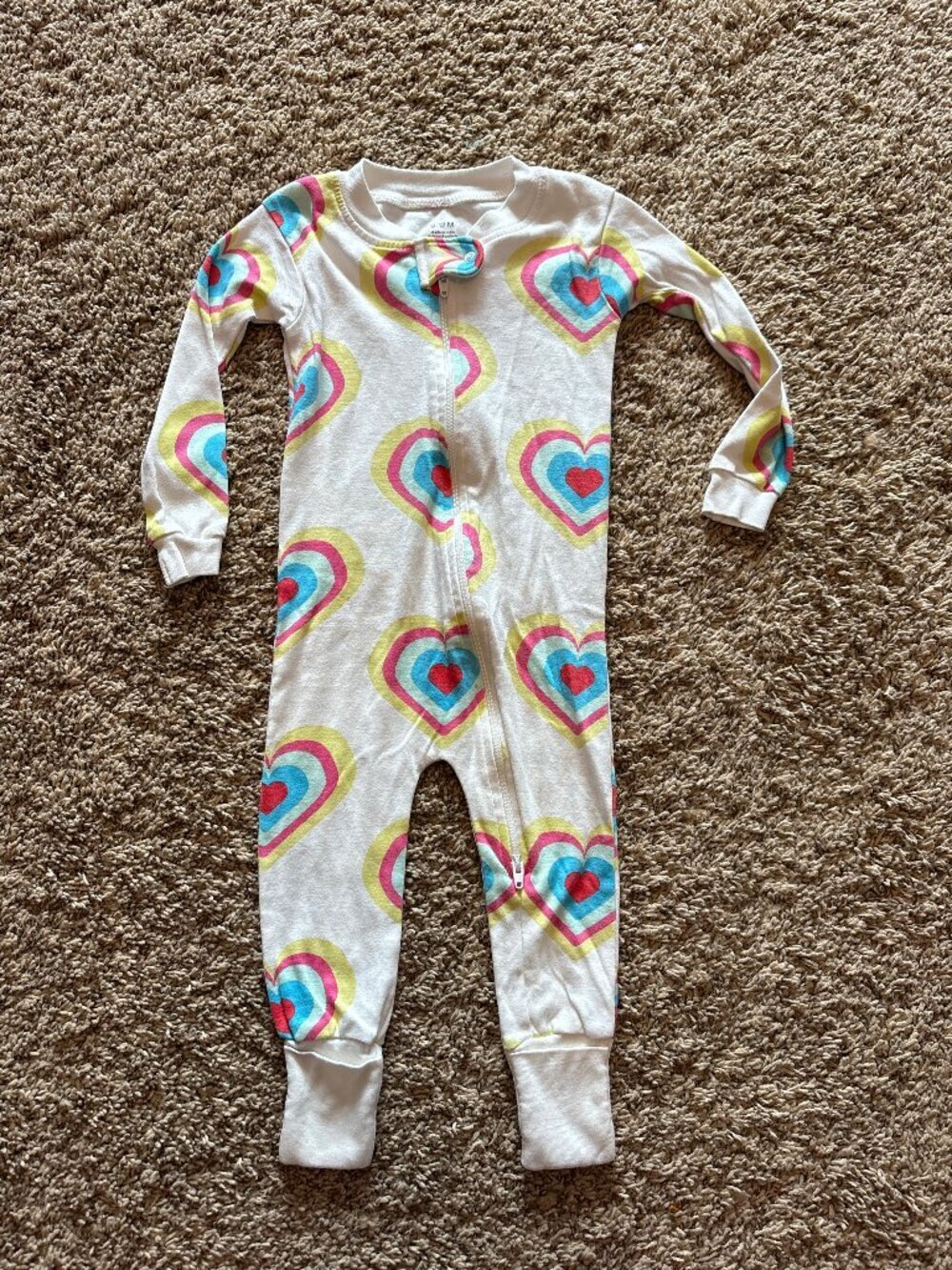 Paris Hilton for Monica + Andy heart zippy pajamas